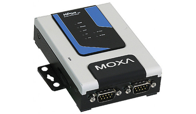 Moxa RS-232/422/485 secure terminal server, 2 porti, Multi Mode Fiber Ethernet