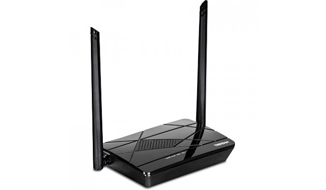 TRENDnet WiFi Ruuter: LAN / WAN 10/100Mbps, 2 x 5dBi antennid, 2.4GHz 802.11b/g/n, 300Mbps