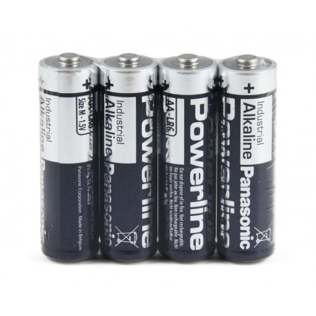 Panasonic Battery Powerline Aaa 1,5v Lr03 4pcs - Batteries - Photopoint