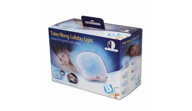 Portable lamp with lullaby, pink