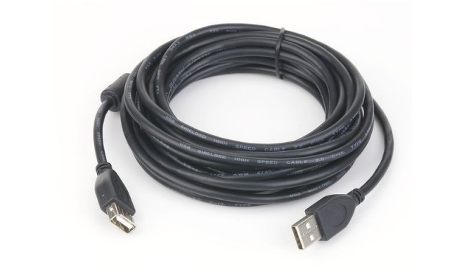 CCF-USB2-AMAF-10 Premium quality USB 2.0 A-plug A-socket 10ft cable with ferrite core