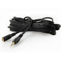 3.5 mm stereo audio extension cable, 5 m