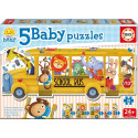Baby Puzzle 19 items School Bus
