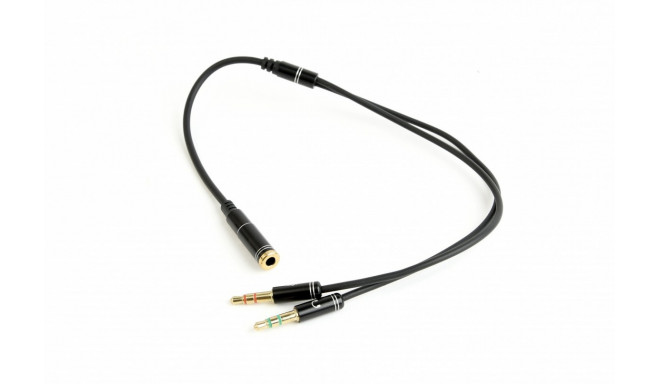 Adapter audio stereo 3.5mm minijack, 4PIN, 0.2m