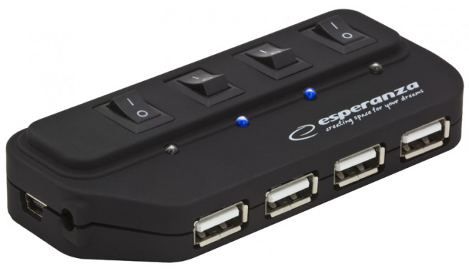 Esperanza USB 2.0 hub 4-port (EA127)