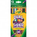 Double-sided pencil crayons 12 pcs.