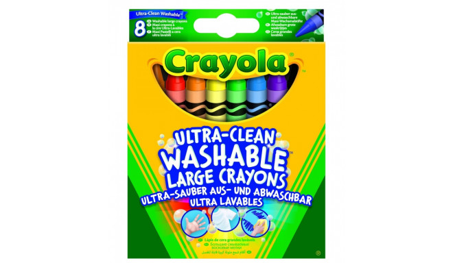Crayola washable crayons Large 8pcs