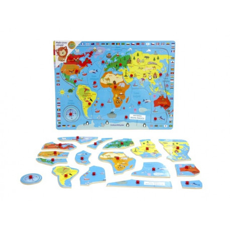 Map of the World - Developmental toys - Photopoint