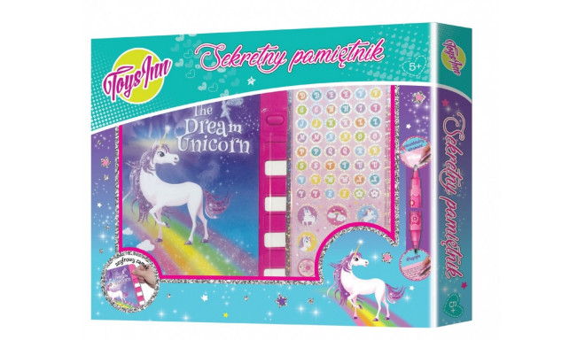 Unicorn Diary closed to a code