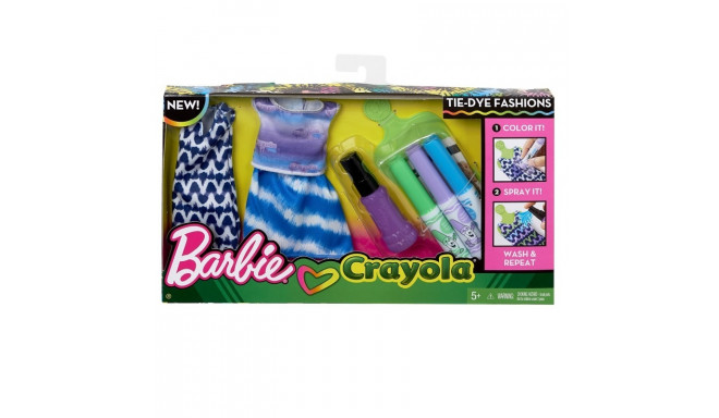 Barbie Crayola Tie-Dye Fashions FPW14