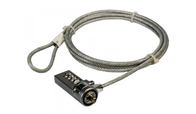 Notebook security lock with combination