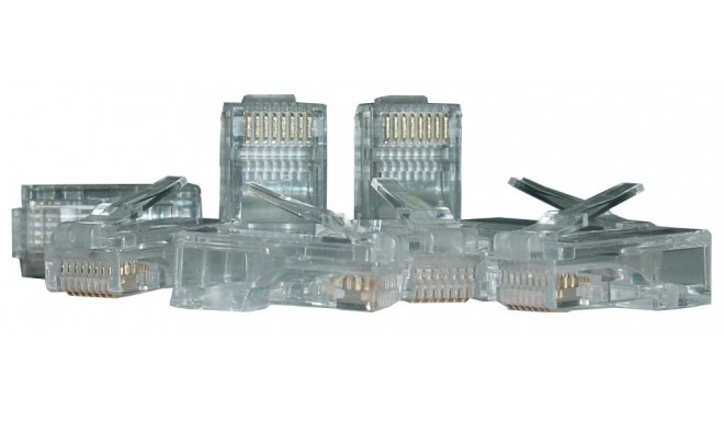 RJ45 Cat.6 universal solid / stranded 8P8C 100pcs