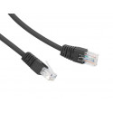 Patch cord Kat.6 UTP 0.25m black