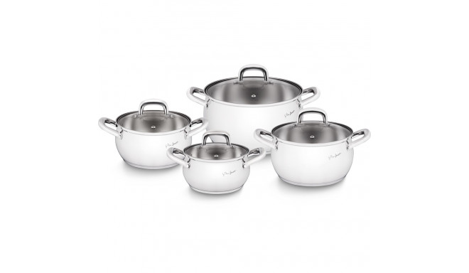 SHAPE LT 1111 pot set, stainless steel