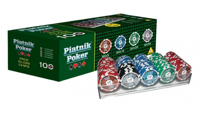Piatnik pokkerikomplekt Poker Chips 100