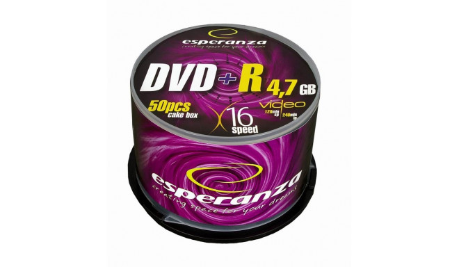Esperanza DVD+R 4.7GB 16x 50tk tornis