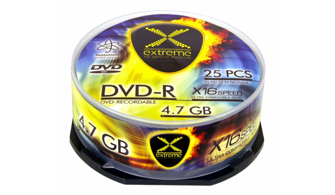 Extreme DVD-R 4.7GB x16 25tk karbis