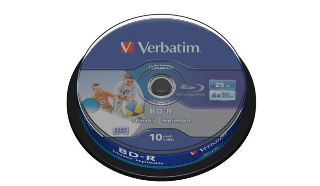BD-R 6x 25GB 10P CB DataLife Printable 43804