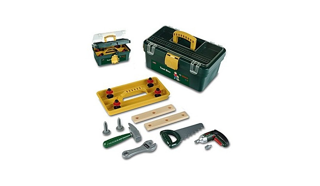 Klein Tool box and Bosch screwdriver