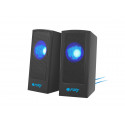 Computer Speakers 2.0 Fury Skyray black-blue