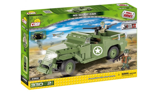 Cobi toy blocks Army M3 Scout Car 330pcs