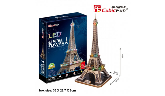 Puzzle 3D Eiffel Tower (Light)