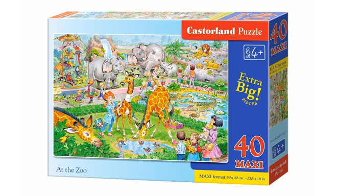 Castorland puzzle Zoo Maxi 40pcs