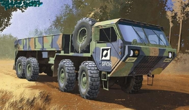 Academy model U.S. M977 8x8 Cargo Truck