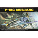 Plastic model P-51C Mustang Red Tails