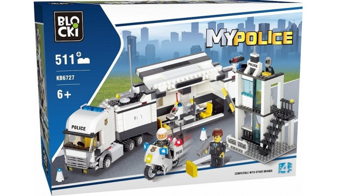 Blocks MyPolice 511 pcs Mobile police station