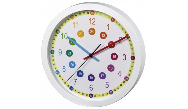 Hama wall clock Easy Learning 30cm
