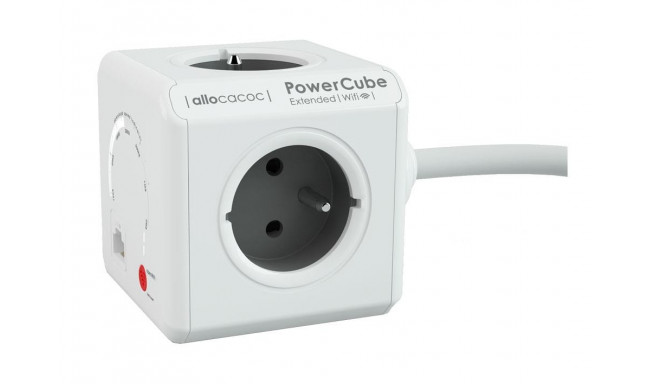 Adapter allocacoc PowerCube Extended WiFi 9720/FREXWF (1,5m; gray color)
