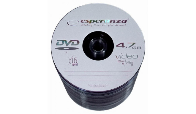Esperanza 1106 blank DVD 4.7 GB DVD-R 100 pc(s)