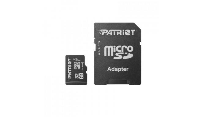 Patriot mälukaart microSDHC 32GB (PSF32GMCSDHC10)
