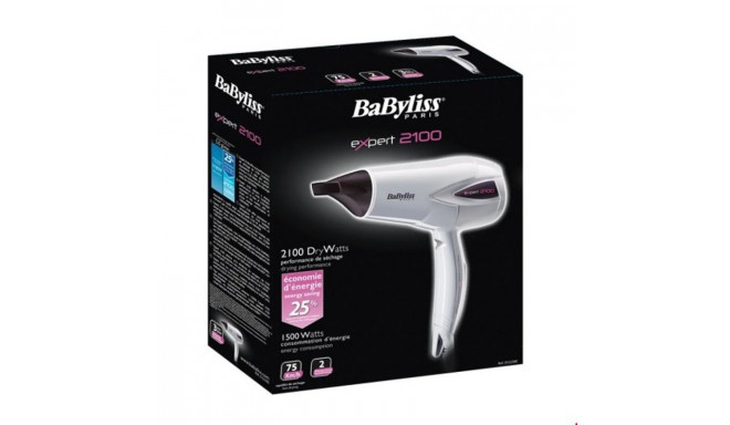 Dryer for hair Babyliss Eco Expert D322WE (2100W; white color)