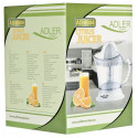 Juicer for citrus fruit Adler AD 4004 (40W; 0,5l; transparent color)