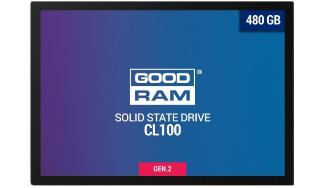 Goodram SSD CL100 gen.2 2.5" 480GB Serial ATA III V-NAND TLC