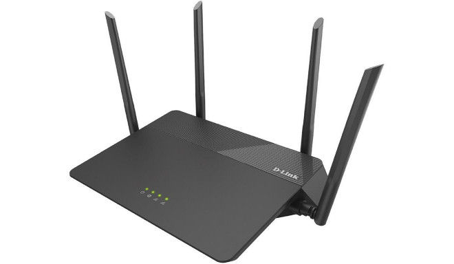 D-Link EXO AC1900 MU-MIMO wireless router Dual-band (2.4 GHz / 5 GHz) Gigabit Ethernet Black