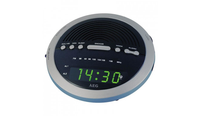 AEG MRC 4106 Radio Clock Blue