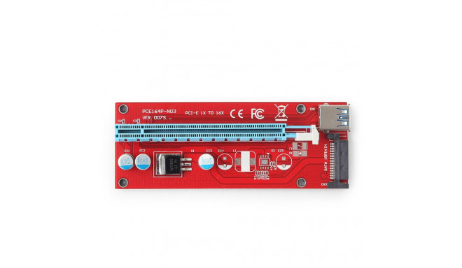 Card riser for PCI-EXPRESS connector GEMBIRD RC-PCIEX-05