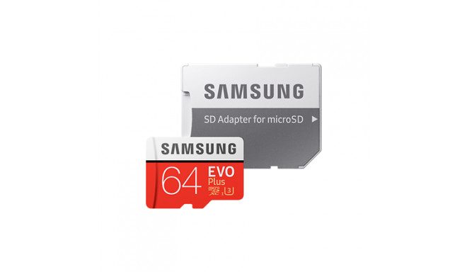 Samsung mälukaart microSDXC 64GB EVO Plus UHS-I 