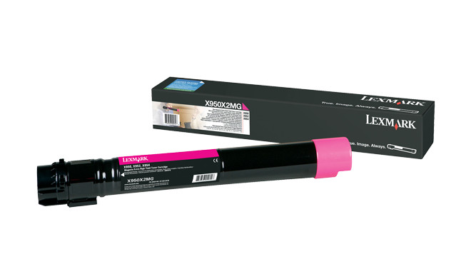 Lexmark X950X2MG | X95x magenta eriti suure tootlikkusega toonerikassett (22K) | kassett | magenta