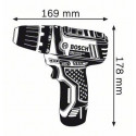Bosch Cordless drill 10.8-2 10.8 V, 1.5 Ah, L