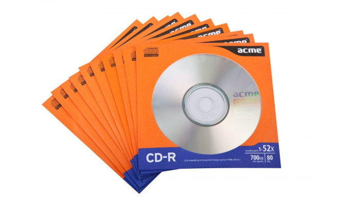 Acme CD-R 700MB 52x 10pcs Envelope