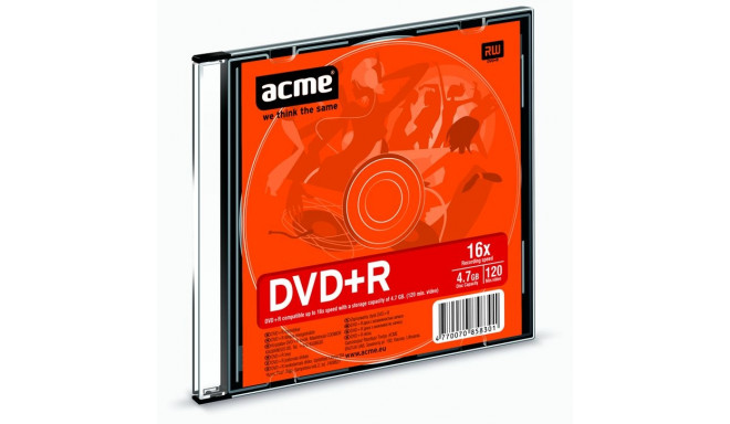 Acme DVD+R 4.7 GB, 16 x, Slim Box