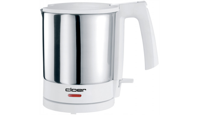 Cloer kettle 4701, white/silver