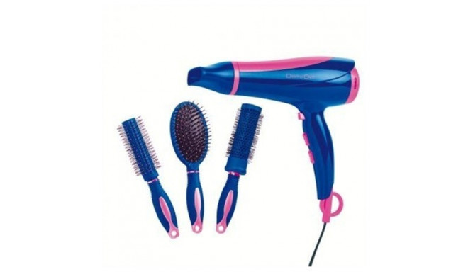 DomoClip Haircare box set hair dryer and brus