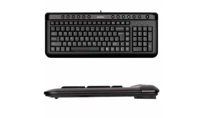 A4Tech Keyboard KL40, slim, multimedia, wired