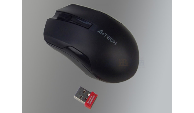 A4Tech Mouse G3-200N, V-Track padless, black,