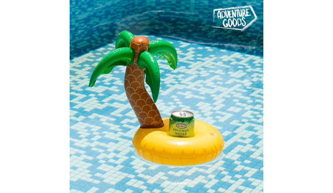 Adventure Goods Palm tree Island Inflatable Can Holder 
